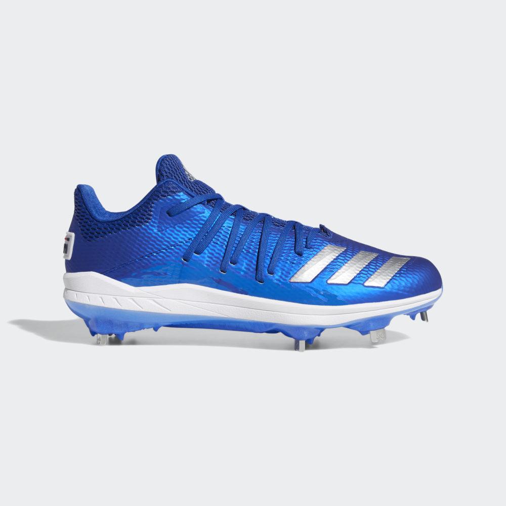 Adidas Men's Afterburner 6.0 Speed Trap Baseball Cleats Royal/Silver Metal/Blue Ireland G27656